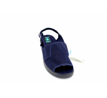 Босоножки ткань летние женские открытый нос на косточку на широкую ногу Adenex as 18 063 24851