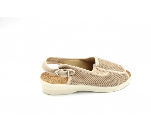 Босоножки женские летние Adanex открытый нос на косточку на широкую ногу на работу bi 09 050 22956