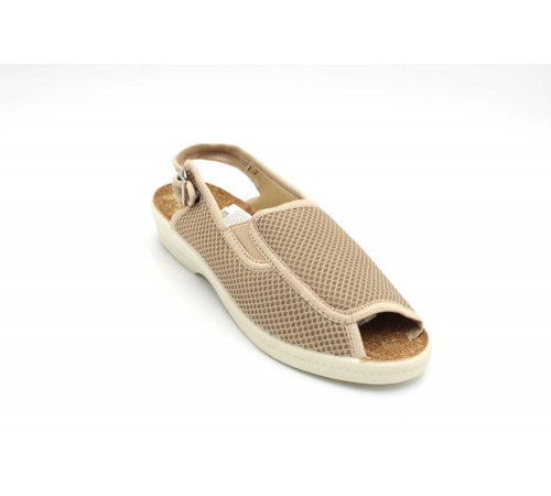 Босоножки женские летние Adanex открытый нос на косточку на широкую ногу на работу bi 09 050 22956