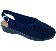 Босоножки ткань летние женские закрытый нос на косточку на широкую ногу Adanex bi11 050 23183