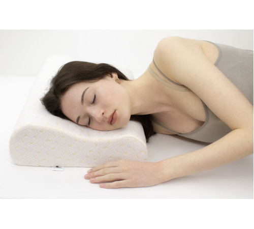 Подушка с эффектом памяти 12 9 нт пс 04 два валика для мужчины и женщин