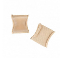 Межпальцевый разделитель кольцо тканевое с силиконом х перегородкой для большого пальца ноги здр304