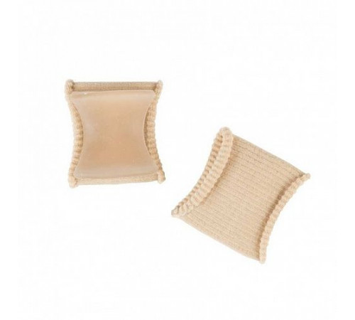 Межпальцевый разделитель кольцо тканевое с силиконом х перегородкой для большого пальца ноги здр304