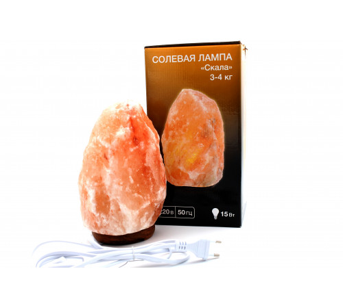 Солевая лампа скала эко 3-5 кг