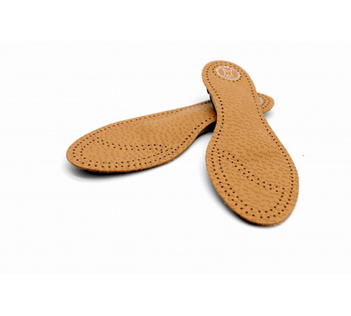 Стельки универсальные кожа тонкие для узкой обуви или каблуков продольно поперечные talus ct 130