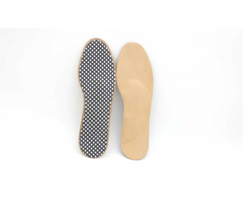 Стельки универсальные кожа тонкие для узкой обуви или каблуков продольно поперечные talus 38к