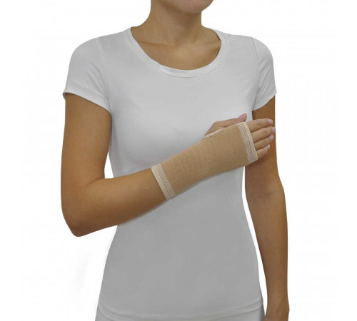 Бандаж для лучезапястного сустава кремовый БЗС