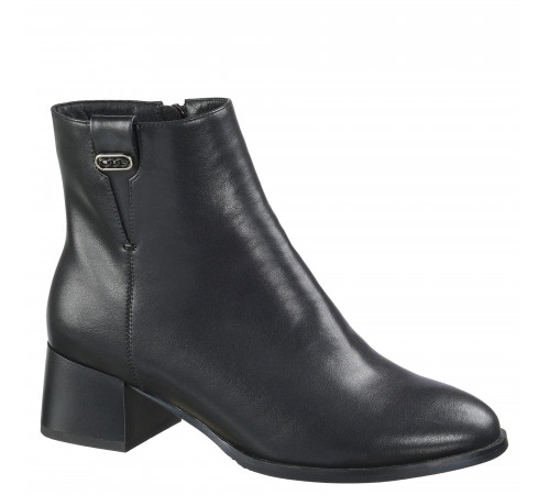 Полусапоги кожа байка женские мягкие удобно на полную ногу Evalli j5.5 a799 685 c126 Чёрный