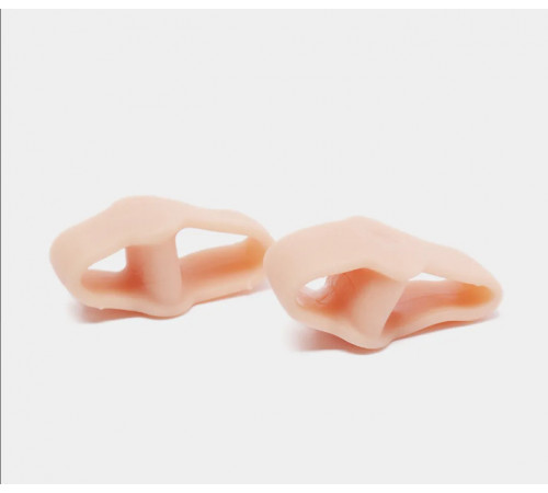 Перегородка с 2мя кольцами межпальцевая телесная здр222 