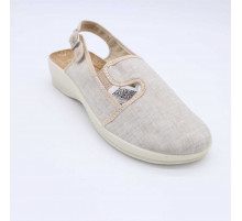 Босоножки женские летние Adanex открытый нос на косточку на широкую ногу на работу эко 24045