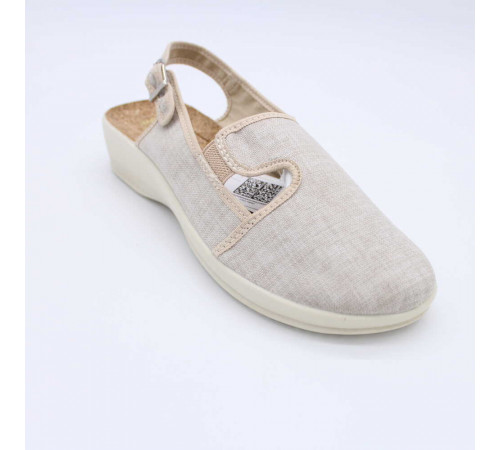 Босоножки женские летние Adanex открытый нос на косточку на широкую ногу на работу эко 24045