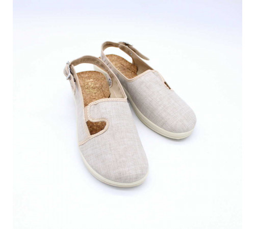 Босоножки женские летние Adanex открытый нос на косточку на широкую ногу на работу эко 24045