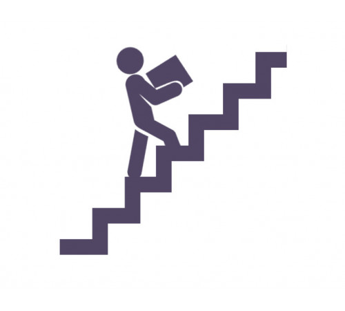 Подъем на этаж без грузового лифта 150 рублей за этаж