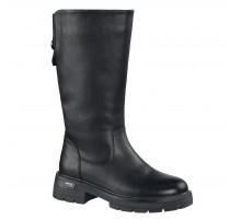 Сапоги кожа шерсть зимние женские Evalli t889l g1210 5w чёрный