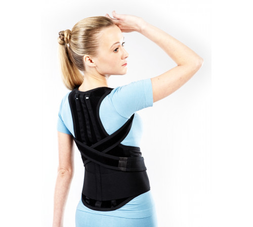 Корсет усиленный 4 ребра жесткости корсет нт кр 031 корректор осанки