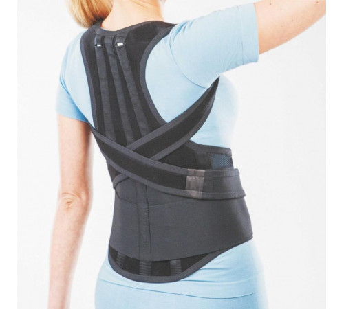 Корсет усиленный 4 ребра жесткости корсет нт кр 031 корректор осанки