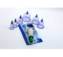 Вакуумные банки с вакууматором с магнитами 6шт в уп ys 0006