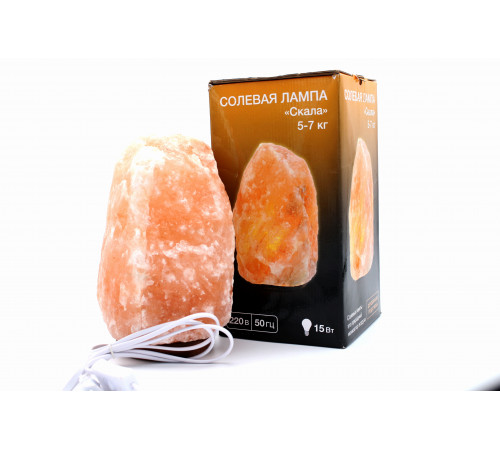 Солевая лампа скала 5-7кг