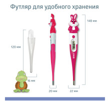 Термометр wt 06 кролик детский, от 6 сек, гибкий,водонепроницаемый 