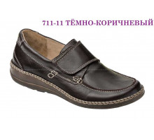 Туфли жен.Evalli 711 11 кожа т.коричневый