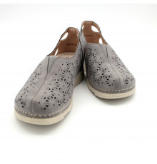 Босоножки женские летние Evalli закрытый нос Серый