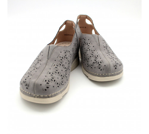 Босоножки женские летние Evalli закрытый нос Серый