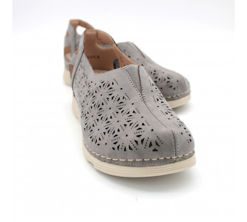 Босоножки женские летние Evalli закрытый нос Серый