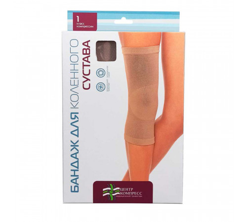 Бандаж коленный сустав Кремовый цк