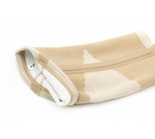 Наколенник трикотажный хлопок с ребрами жесткости коленный сустав s ht02kt 