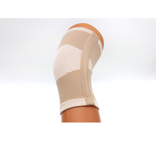 Наколенник трикотажный хлопок с ребрами жесткости коленный сустав s ht02kt 