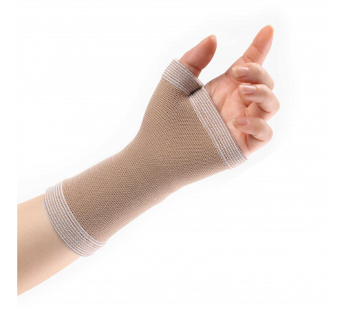 Бандаж для лучезапястного сустава компрессионный трикотажный s ht06wt